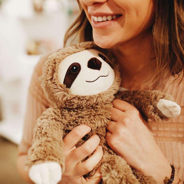 cute-weighted-lavender-scented-sloth-stuffed-animal-heating-pad-warmies